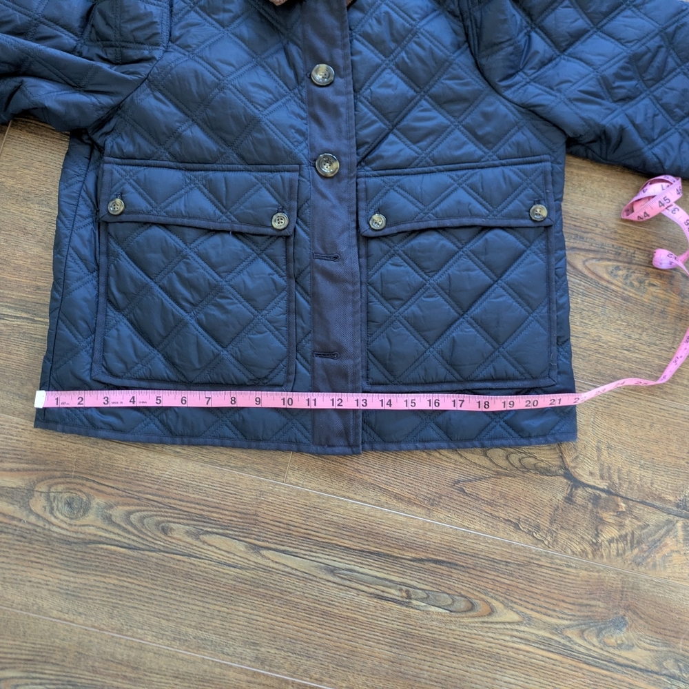 Veronica Beard Navy Fenton Reversible Quilted Jacket Size XL - Picture 11 of 13